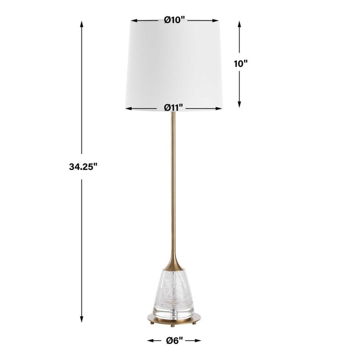 Alistair - Brass Buffet Lamp - Bronze
