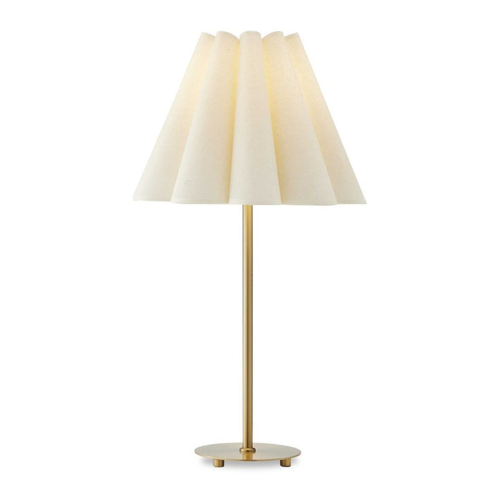 Lilabet - Fluted Shade Table Lamp - Gold