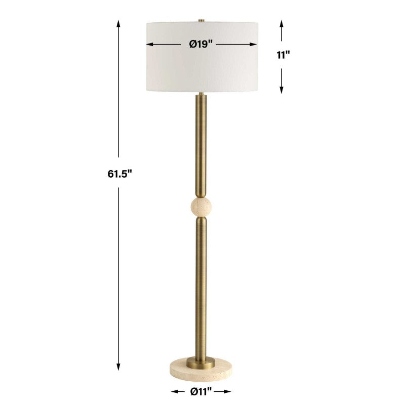 Hudson - Floor Lamp - Gold