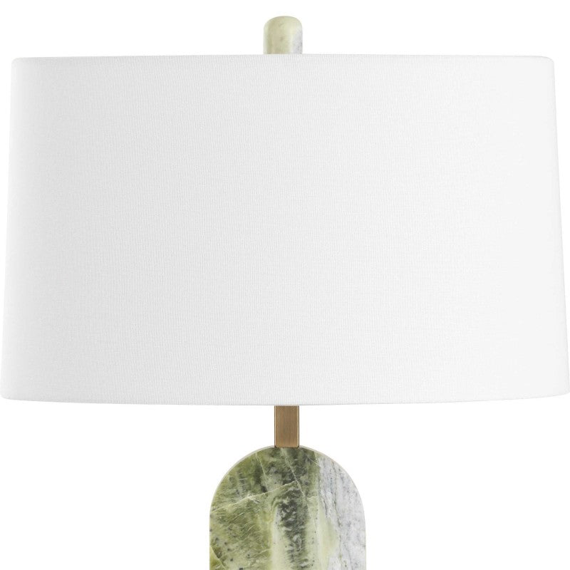 Moorea - Marble Table Lamp - Green