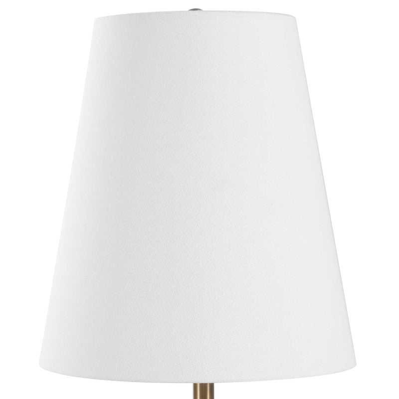 Marcela - Panda Marble Buffet Lamp - Black