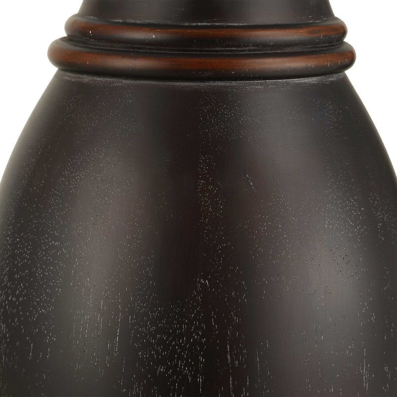Pravin - Floor Lamp - Dark Wood