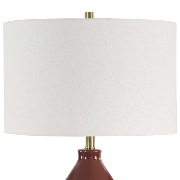 Gourd - Table Lamp - Burgundy