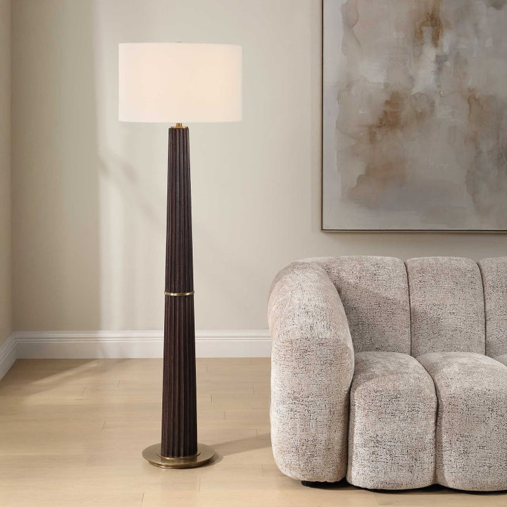 Forage - Floor Lamp - Dark Oak