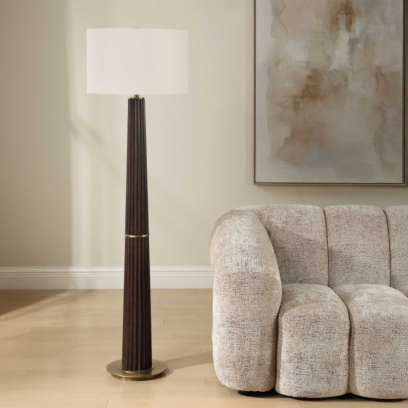Forage - Floor Lamp - Dark Oak