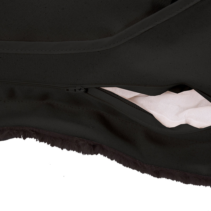 The Angora Puff Ottoman Cushion