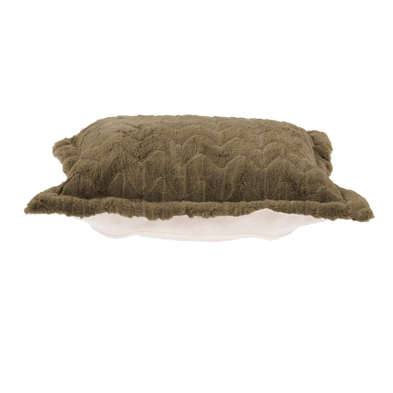 The Angora Puff Ottoman Cushion
