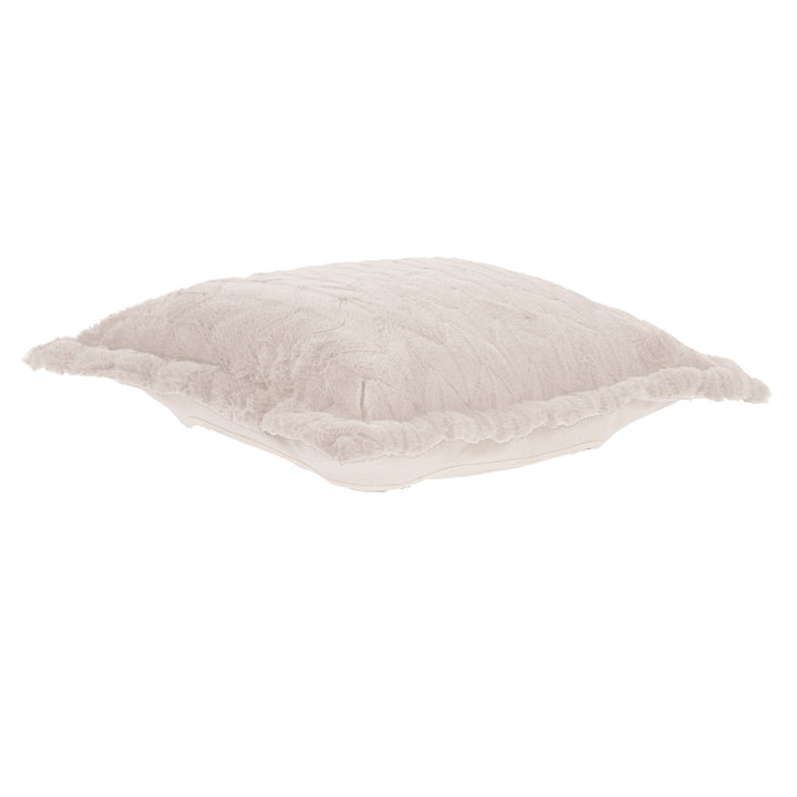 The Angora Puff Ottoman Cushion