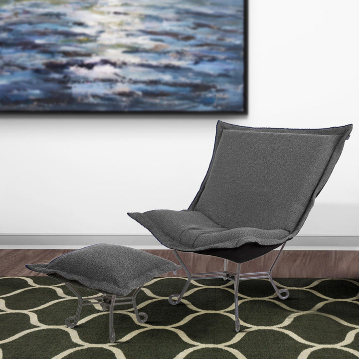 The Barbet Puff Puff Ottoman Cover & Cushion