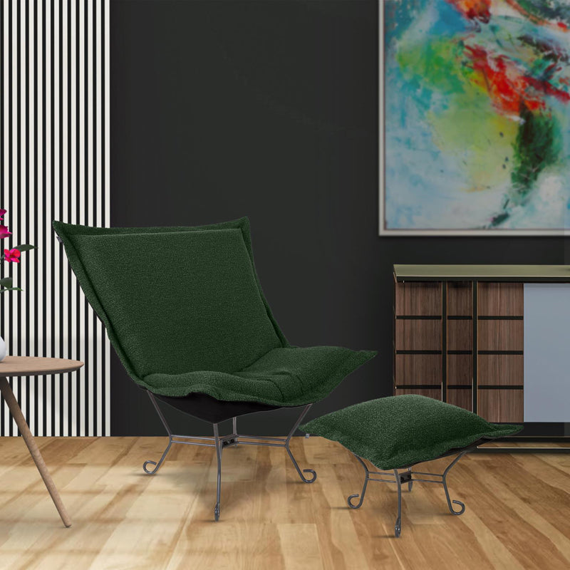 The Barbet Puff Puff Ottoman Cover & Cushion