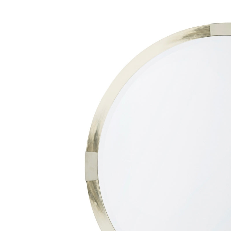Cutting Edge Mirror (Round, Longhorn White)