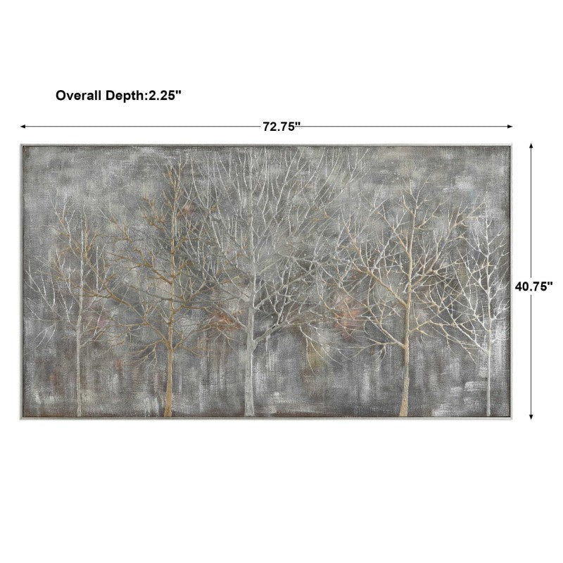 Parkview - Landscape Art - Pearl Silver