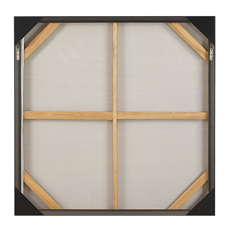 Walking The Line - Minimalist Canvas Art - Gray
