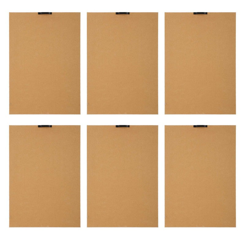 Wild Flourish - Framed Floral Prints (Set of 6) - Light Brown
