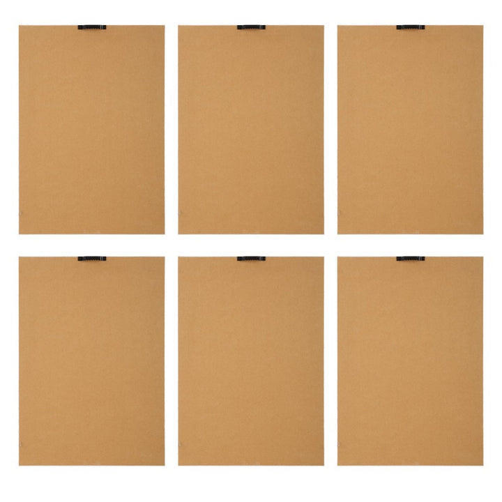 Wild Flourish - Framed Floral Prints (Set of 6) - Light Brown