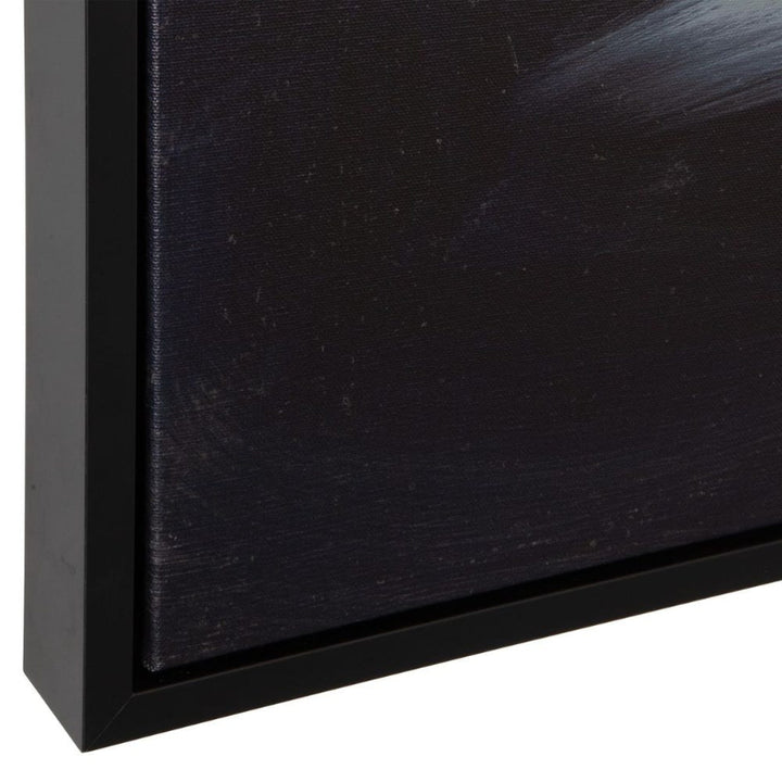 Peony - Framed Floral Art - Black