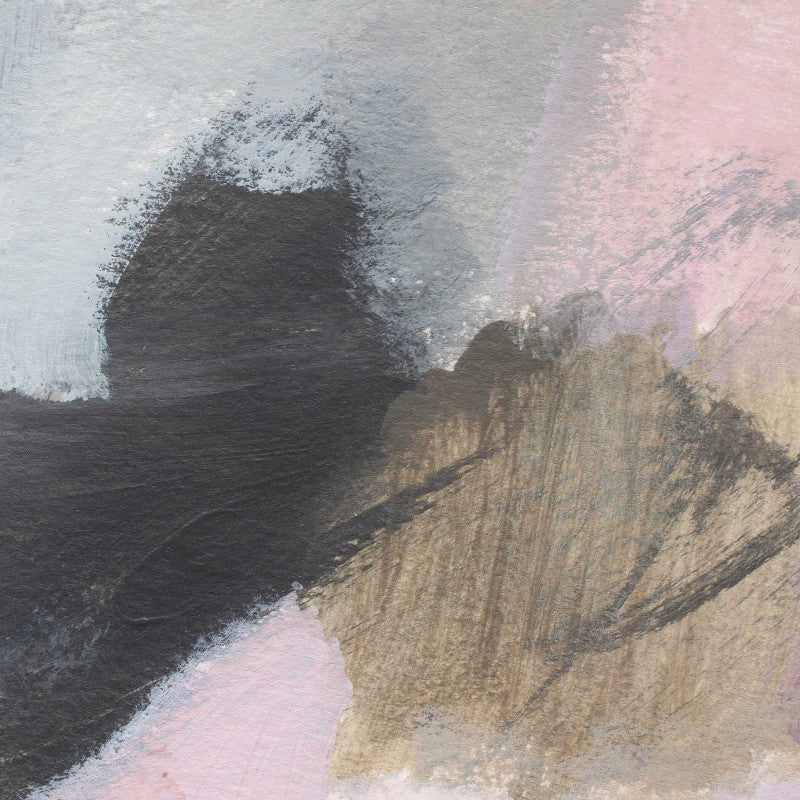 Process - Framed Abstract Art - Black / Gold / Gray / Green / Pink / Purple / White