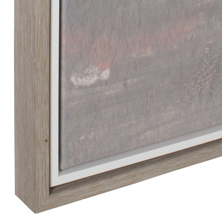 Bracing - Framed Landscape Art - Brown / Gray / Green / Orange / Pink / White