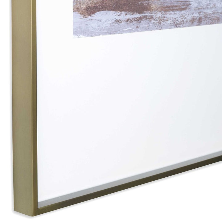 Coastline - Framed Prints (Set of 2) - Light Brown