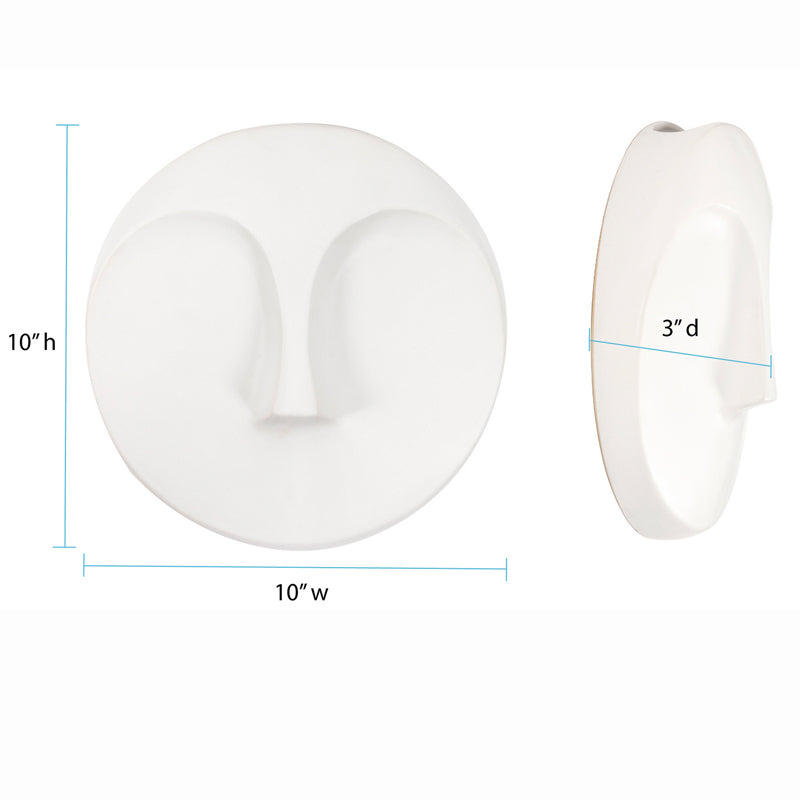 Round Face Wall Sculpture