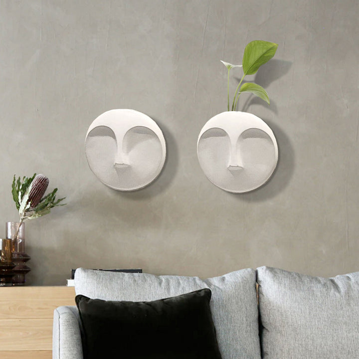 Round Face Wall Sculpture