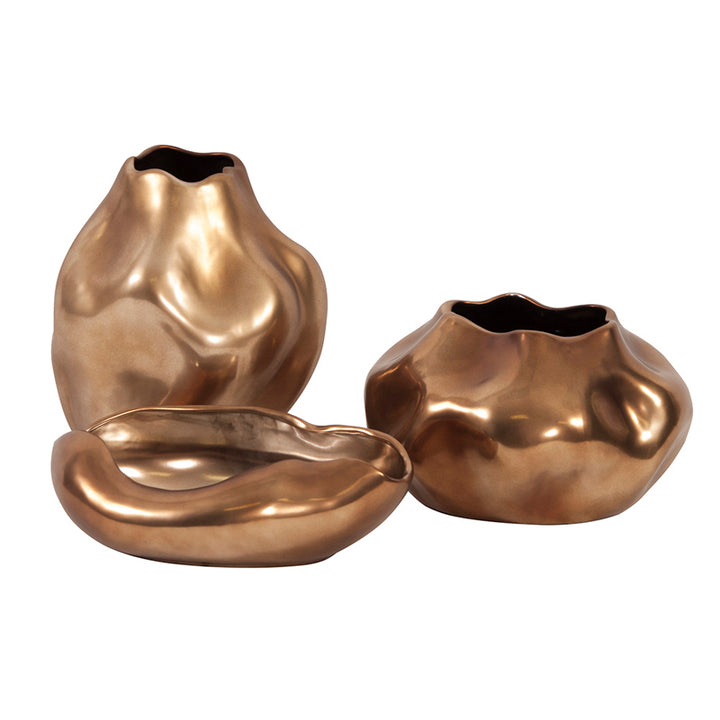 The Bronze Abstract Vase