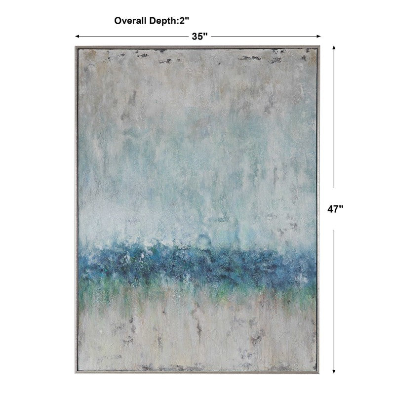 Tidal Wave - Abstract Art - Blue