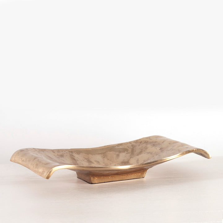 Scrolled Metal Tray / Wall Art