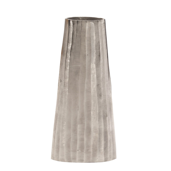 Chiseled Metal Vase