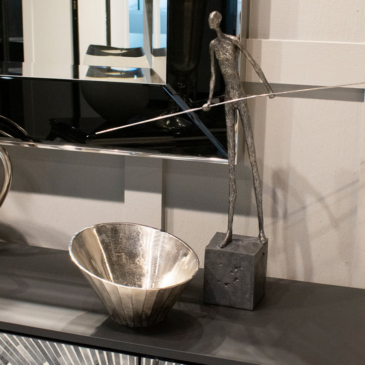 Chiseled Metal Bowl