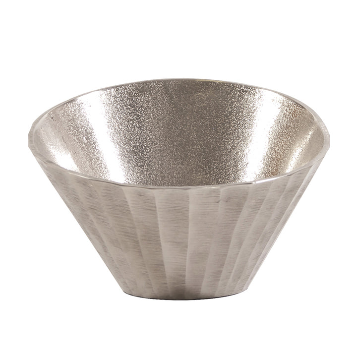Chiseled Metal Bowl