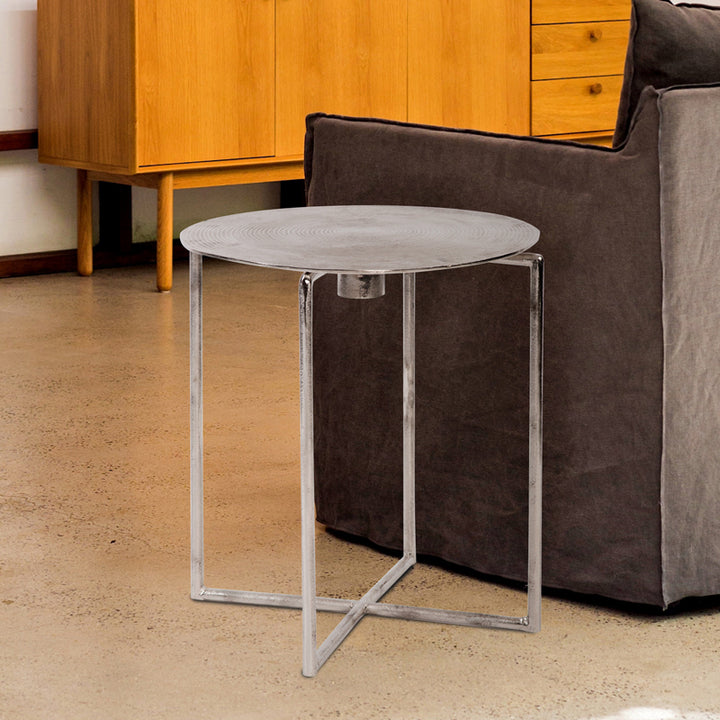 Spiral Top Accent Table