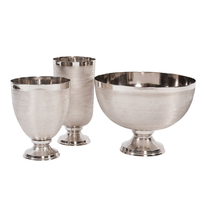 Textured Aluminum Vase