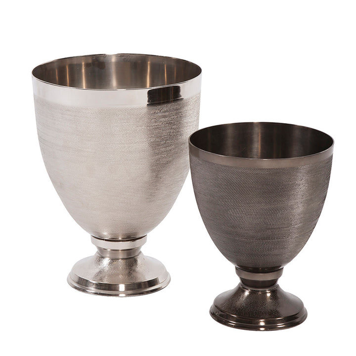 Textured Aluminum Vase