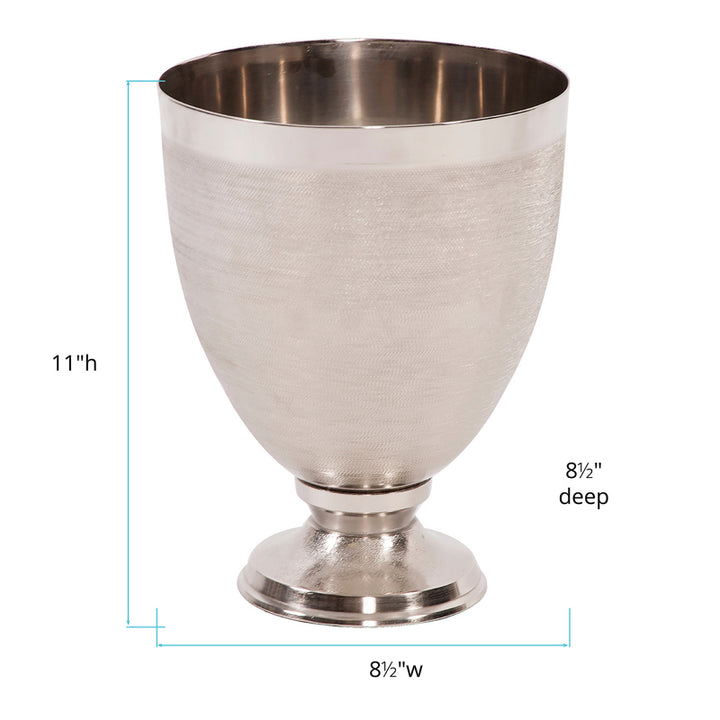Textured Aluminum Vase