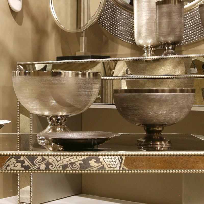 Textured Aluminum Bowl