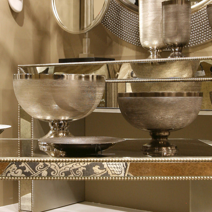 Textured Aluminum Bowl