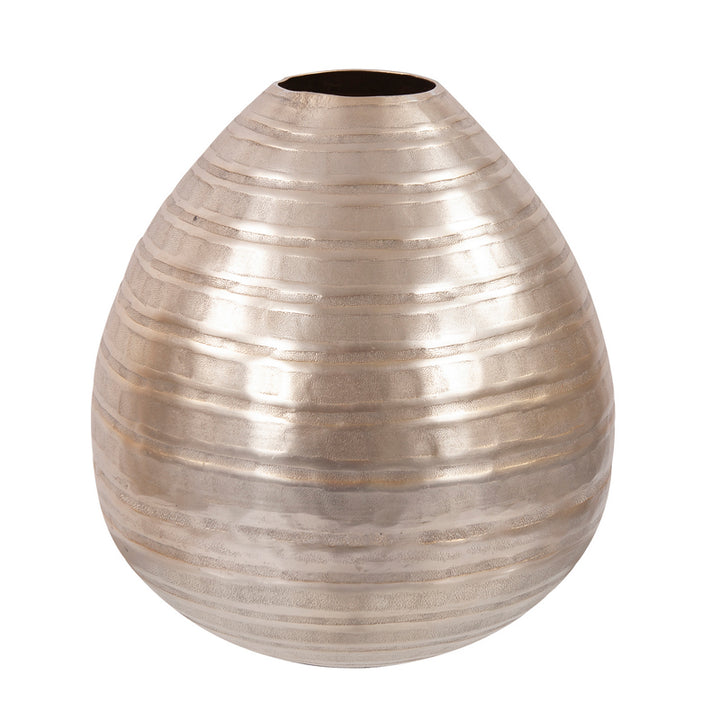 Chiseled Metal Vase