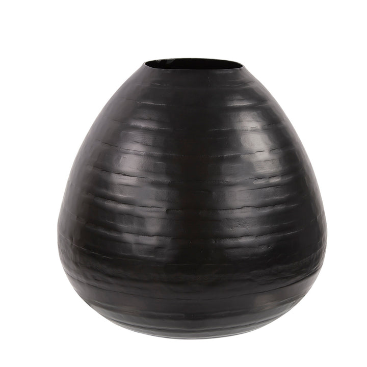 Chiseled Metal Vase