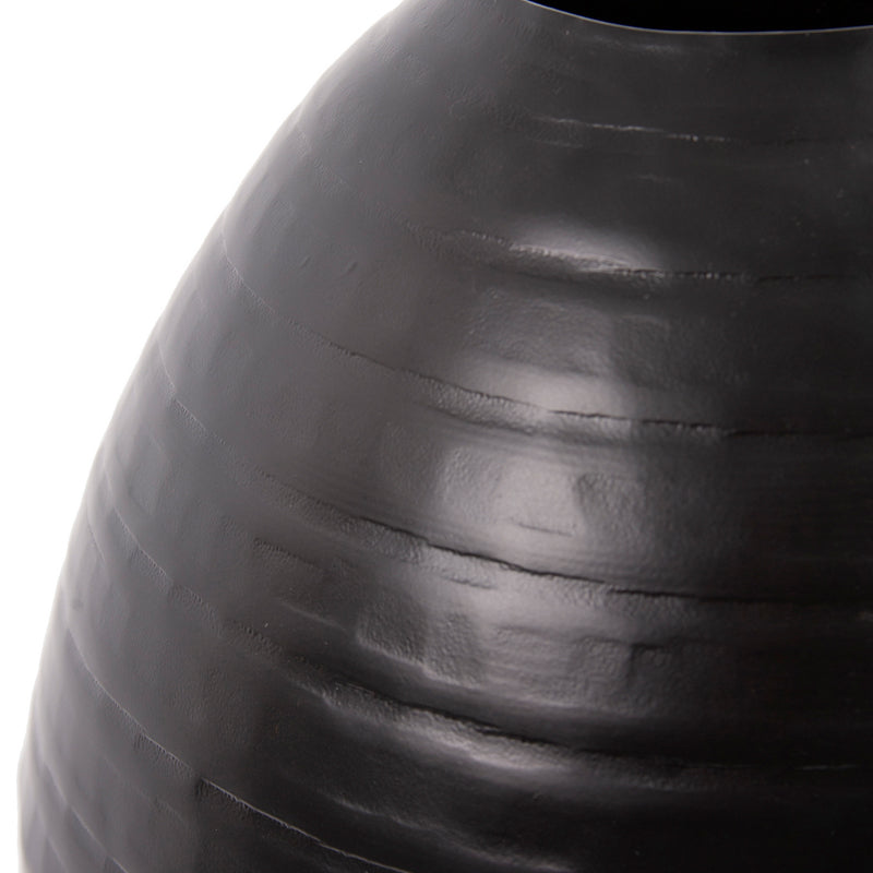 Chiseled Metal Vase