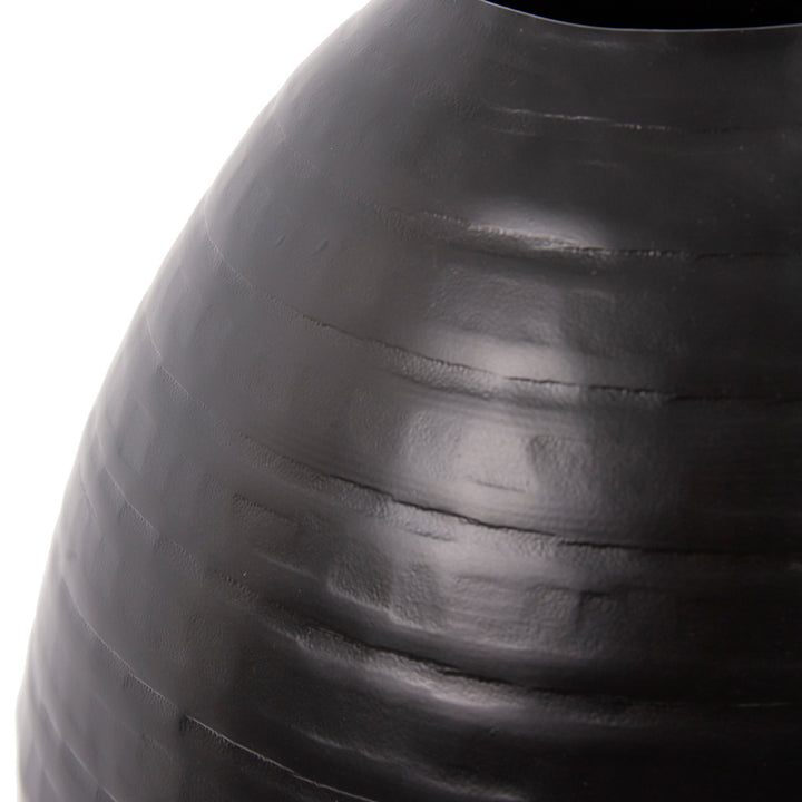 Chiseled Metal Vase