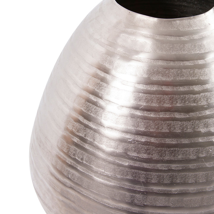 Chiseled Metal Vase