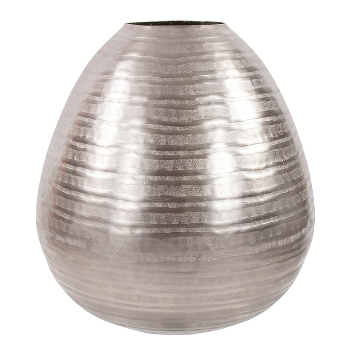 Chiseled Metal Vase