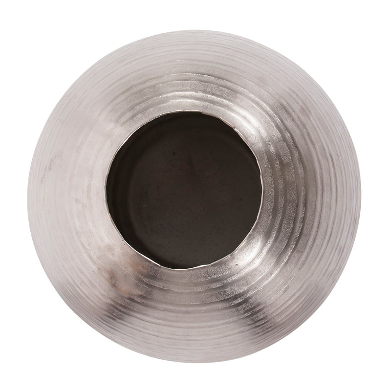 Chiseled Metal Vase