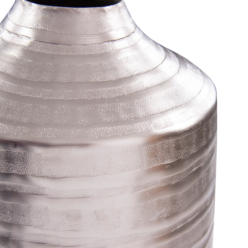 Chiseled Metal Vase