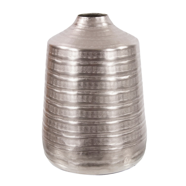 Chiseled Metal Vase