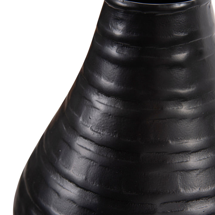 Chiseled Metal Vase