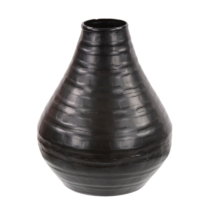 Chiseled Metal Vase