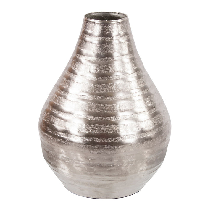 Chiseled Metal Vase