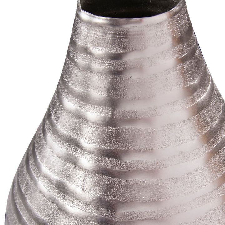 Chiseled Metal Vase